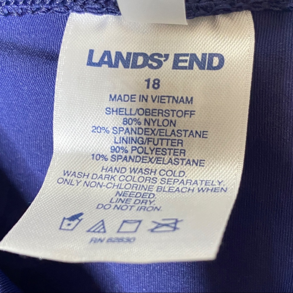 Land's End Bikini Bottom Navy Blue Size 18 - Picture 8 of 9